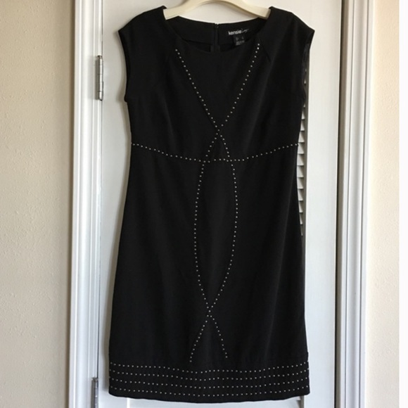 Kensie pretty black dress with studs - Picture 3 of 8